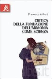 Critica della fondazione dell'armonia come scienza
