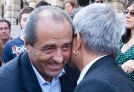 Di Pietro: "Non possiamo seguire Grillo"  E invita a votare Bersani o Vendola 