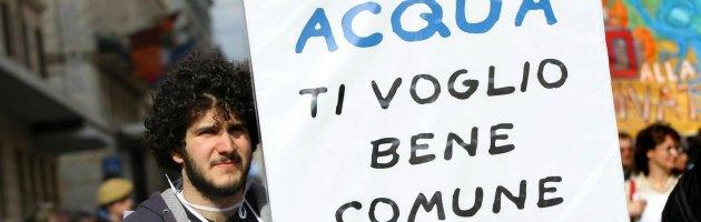 Giornata mondiale dell’acqua, un milione di firme contro la privatizzazione