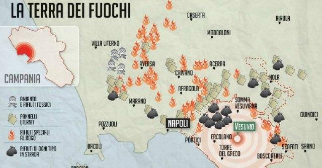 Napoli, la terra dei fuochi: aria infetta, rifiuti e tumori attorno al Vesuvio