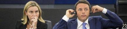 Renzi-show, polemica con la Germania 'Fuga' dai giornalisti per andare da Vespa 