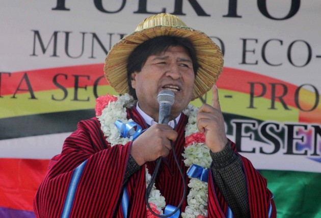 BOLIVIA-PUERTO PEREZ-POLITICS-MORALES