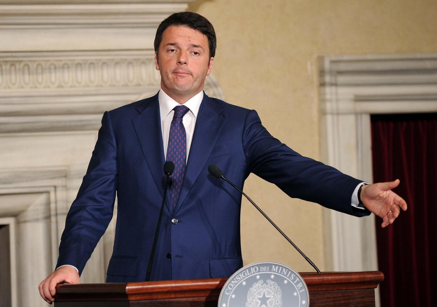 Matteo Renzi riceve il Presidente egiziano Abdel Fattah Al Sisi