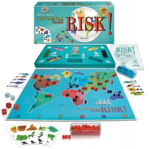 Ecco come appare la ristampa dell'edizione 1959 di "Risk!", in Italia noto come Risiko!