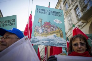 Torino, sciopero generale CGIL e UIL