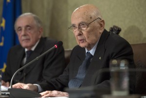 Giorgio Napolitano nel discorso all'Accademia dei Lincei