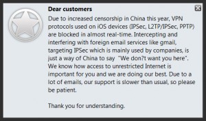 VPN Astrill China