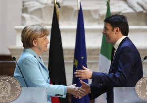 Firenze,vertice bilaterale Renzi-Merkel