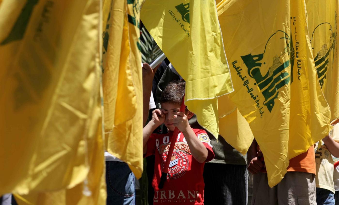Funerale di un membro di Hezbollah