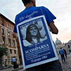 Foto LaPresse22-06-2013 RomaCronacaFiaccolata in onore di Emanuela Orlandi