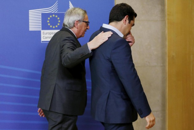 Bruxelles, Junker riceve il primo ministro greco Tsipras