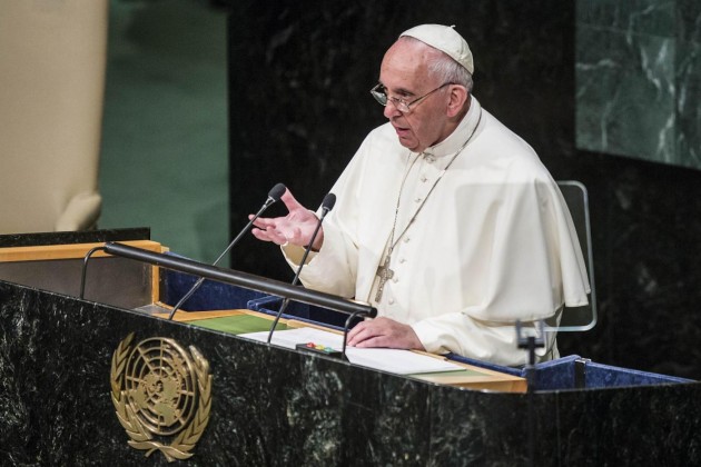 Papa Francesco apre la 70ma Assemblea Generale dell'Onu