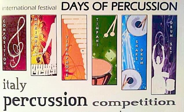 Days of percussion - blog PAOLO TALANCA