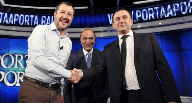 Matteo Salvini ospite di Porta a Porta