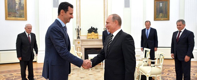 Vladimir Putin incontra Bashar Assad