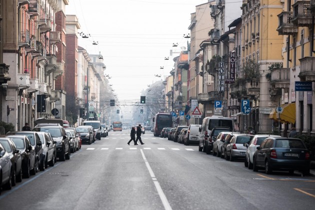 Blocco del traffico per lo smog a Milano