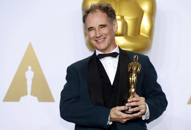 Mark Rylance, winner of the Oscar for Best Supporting Actor for the movie "Bridge of Spies"