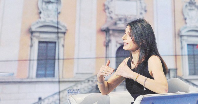 La candidata sindaco del Movimento Cinque Stelle a Roma, l’avvocato Virginia Raggi - LaPresse