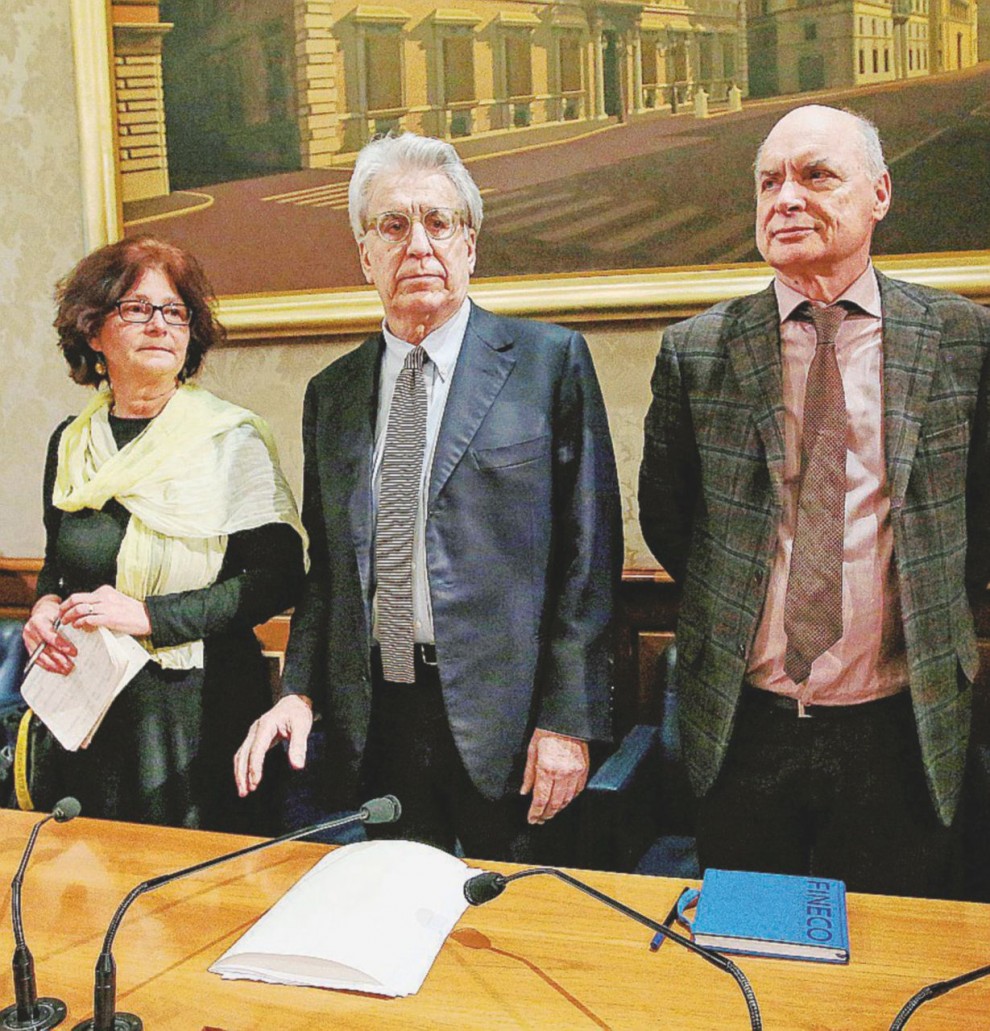 L’incontro - Paola Defendi, Luigi Manconi e Claudio Regeni - Ansa