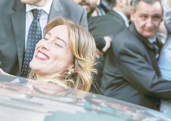 La ministra delle Riforme Maria Elena Boschi dopo l’audizione - Ansa
