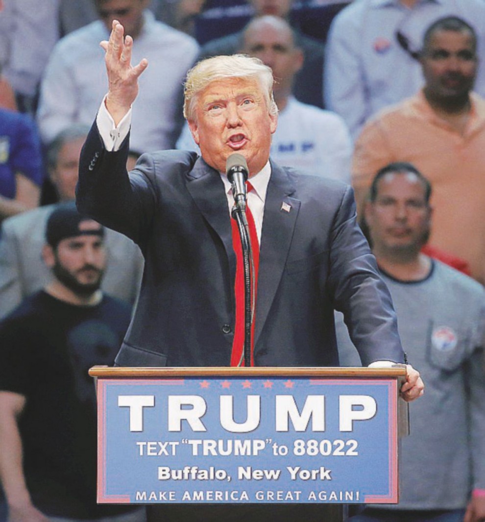 Presidenziali Usa 2016: Donald Trump a Buffalo , New York