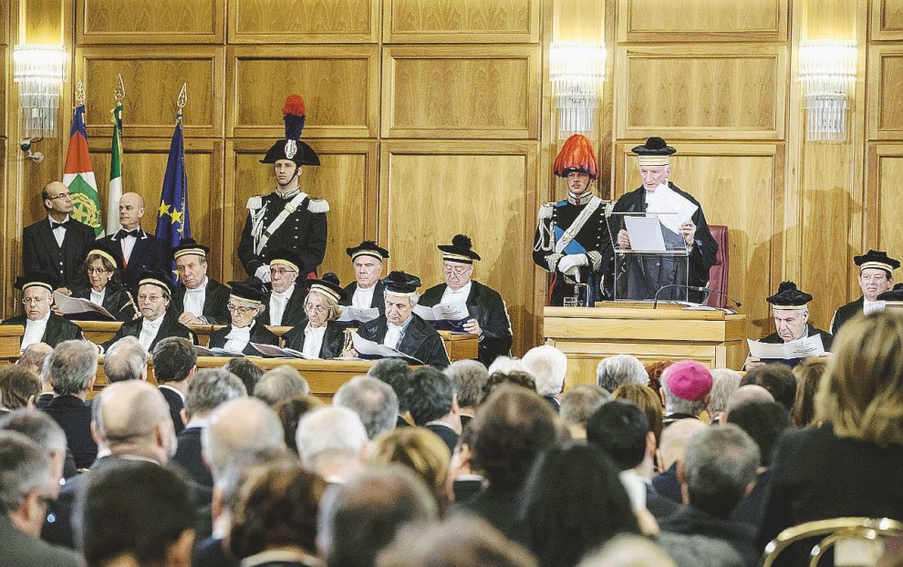 L’inaugurazione dell’anno giudiziario alla Cdc  - Ansa