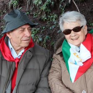 Staffetta Elsa Pelizzari con Lino Pedroni 675 quad