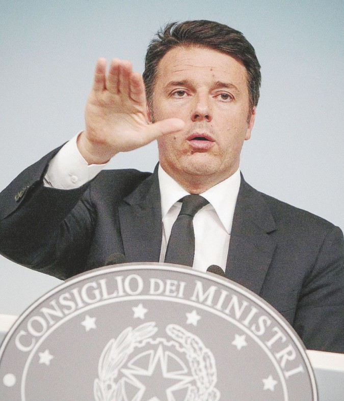 In manovra - Il presidente del Consiglio, Matteo Renzi - Ansa