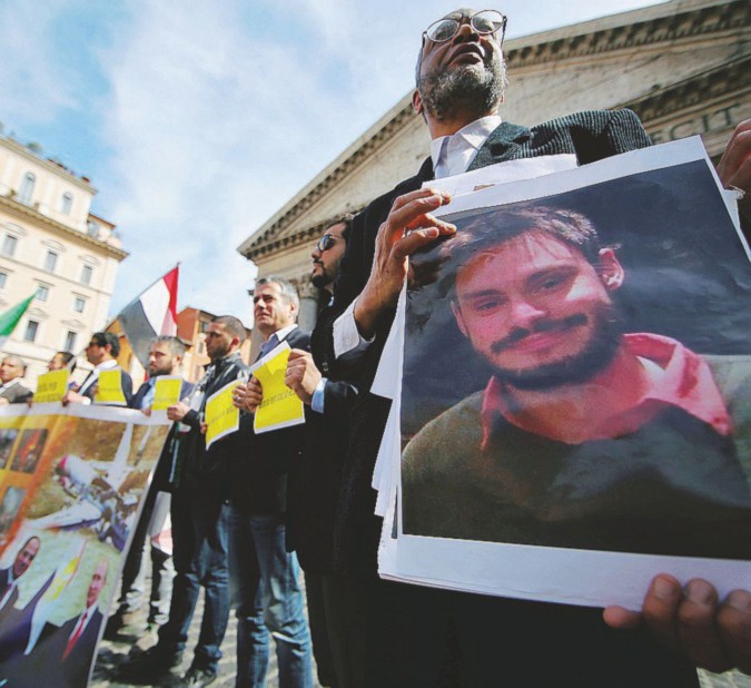 Senza verità - Manifestazione per Regeni a Roma - LaPresse