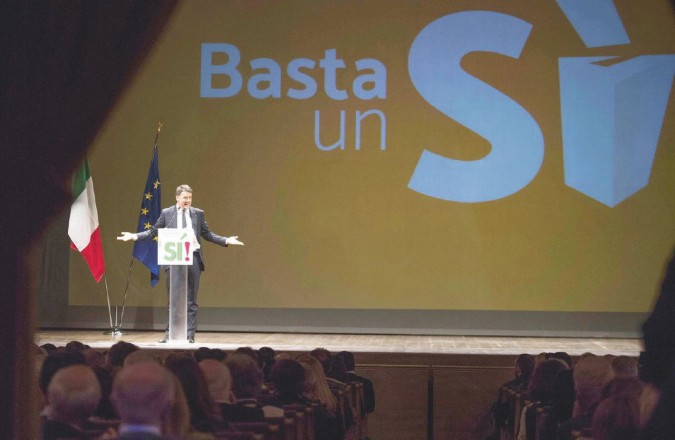 Renzi arrivato a Bergamo, in visita alla Brembo