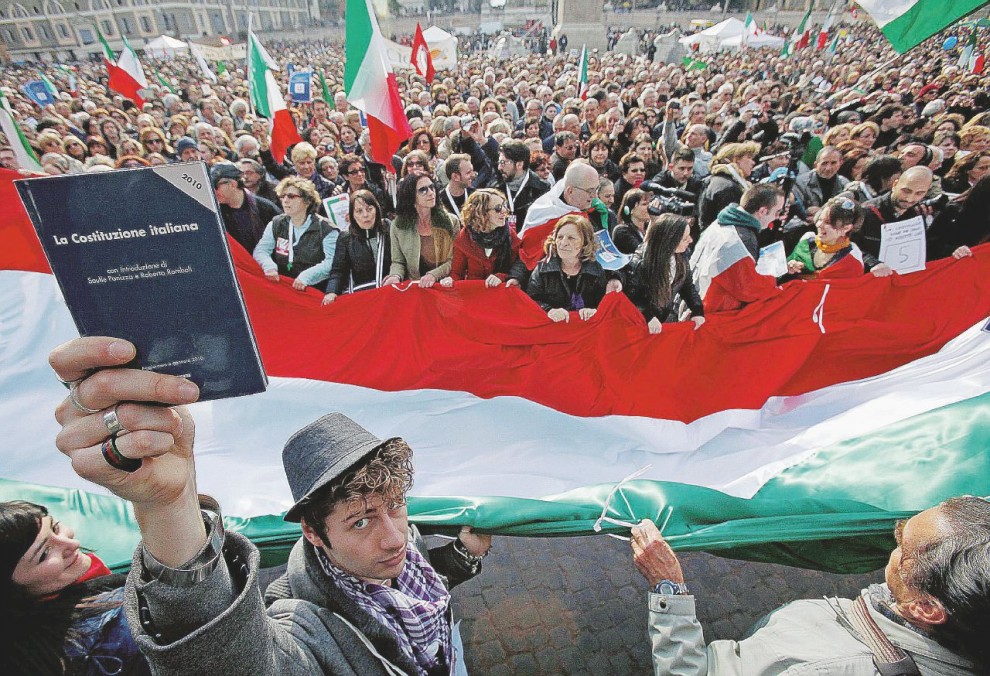 COSTITUZIONE:ROMA;ONDA TRICOLORE,NOTE DE GREGORI E R.GAETANO