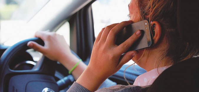 Using mobile phones while driving