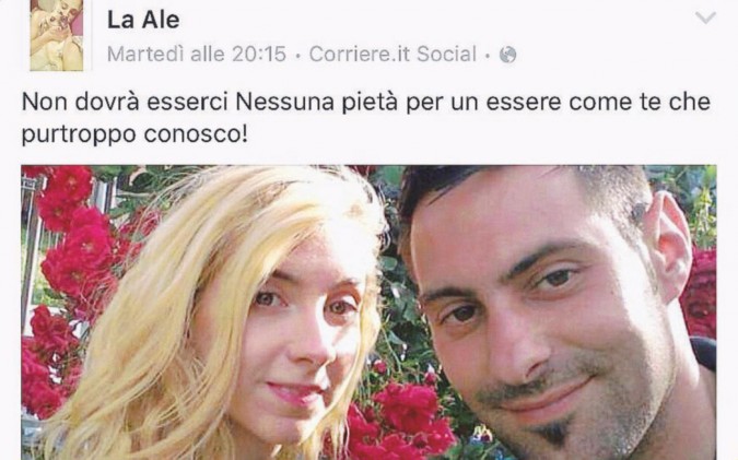 Il post - L’intervento su Facebook di una delle amiche di Sara, che conosceva anche il suo assassino
