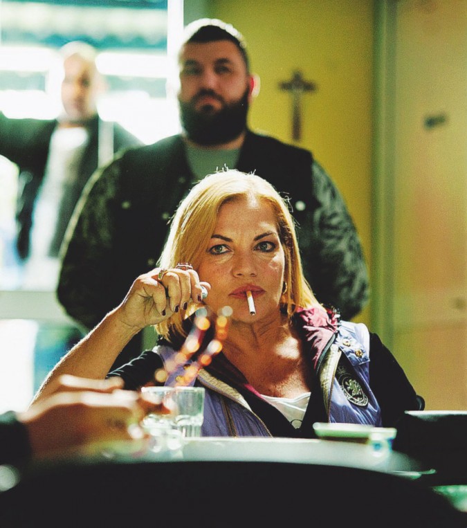 Sul set - Cristina Donadio, alias Scianèl, sul set della serie “Gomorra”