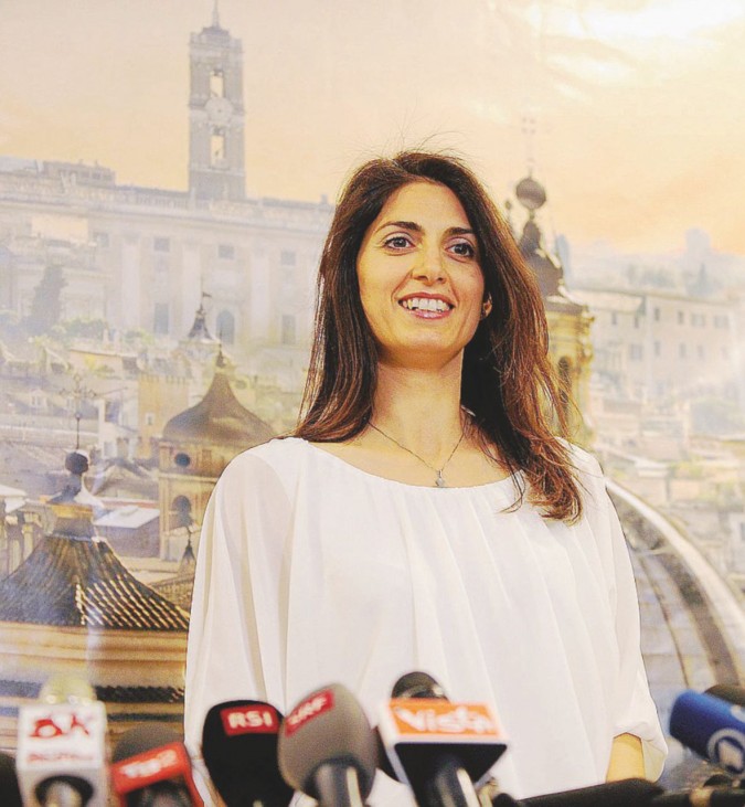 Il boom - Virginia Raggi (37 anni) neo sindaco di Roma - Ansa