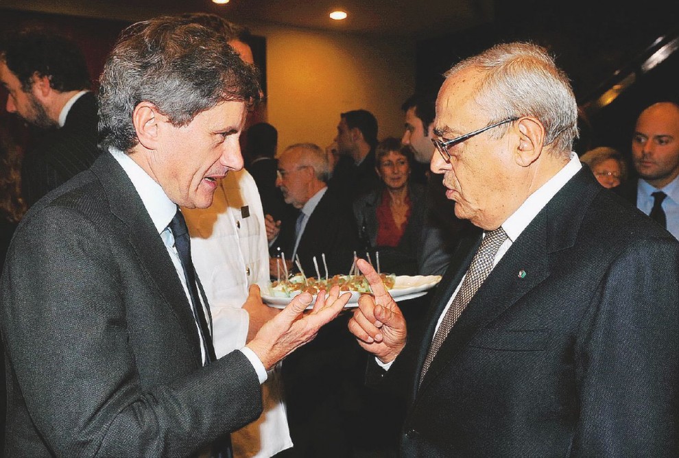 Vecchio e nuovo - Francesco Gaetano Caltagirone con Gianni Alemanno. In basso, Paolo Berdini che Raggi vuole in giunta - Umberto Pizzi