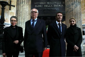 Pantheon, cerimonia per il 150mo anniversario dell'Unita' d'Italia
