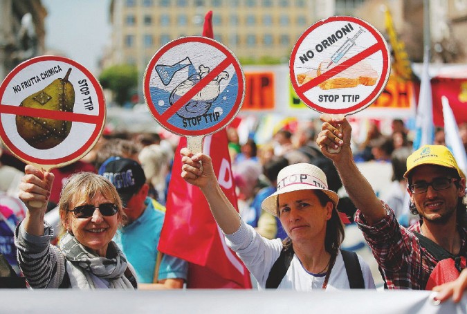Manifestazione No Ttip