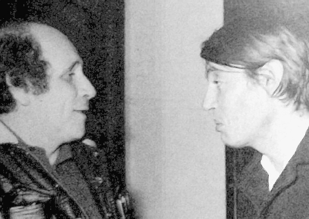 Ferrè con De André - LaPresse
