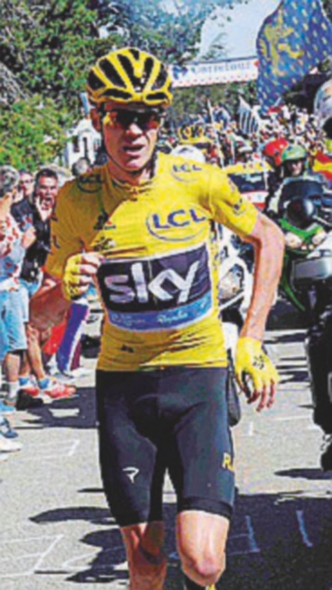 Mont Ventoux, la corsa (a piedi) di Froome