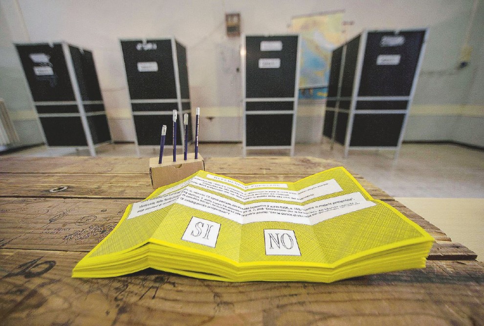 Non si sa  la data  - Il referendum sulla riforma Boschi si terrà in novembre, ma il governo non ha ancora scelto quando  - Ansa