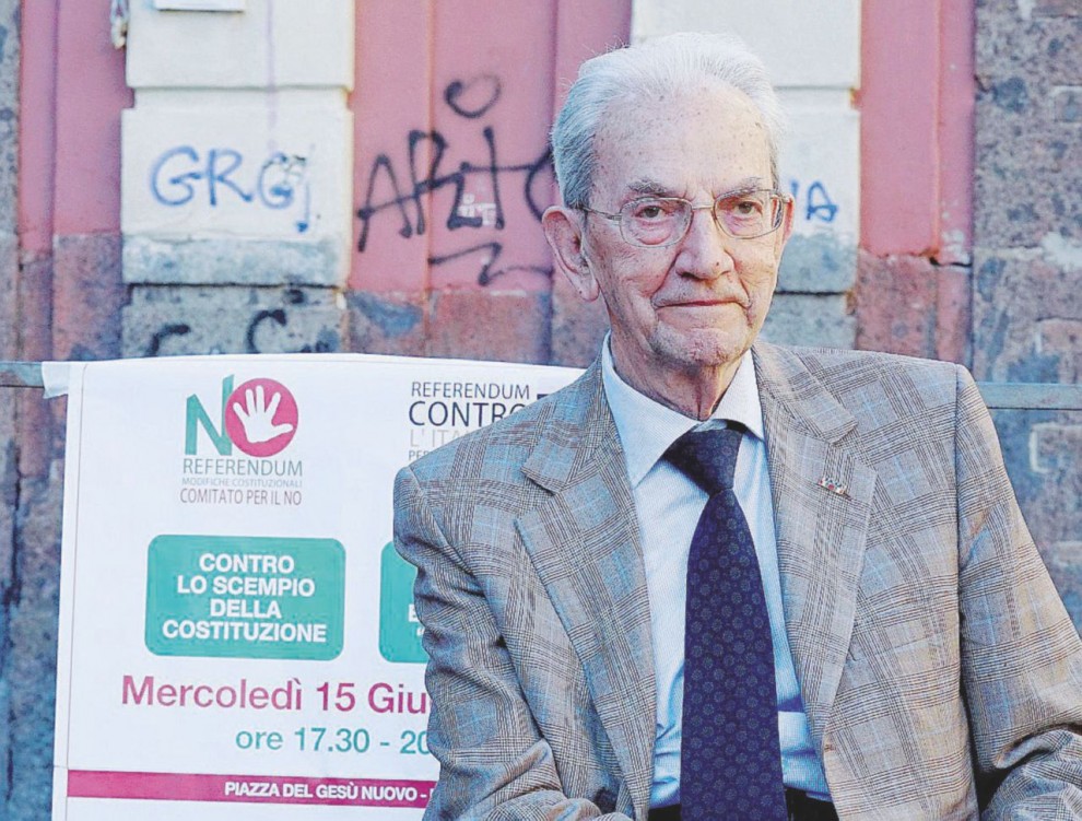 Partigiano – Carlo Smuraglia, 93 anni, da 5 anni presidente dell’Anpi
