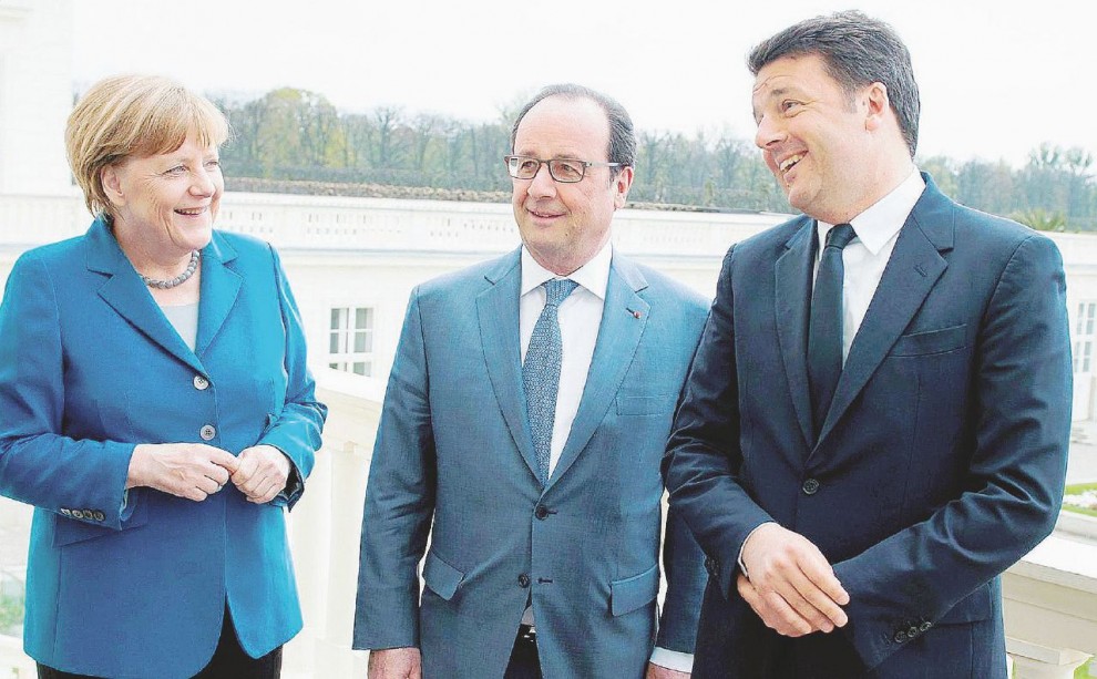 >>>ANSA/ RENZI-MERKEL-HOLLANDE A VENTOTENE PER RILANCIARE L'EUROPA