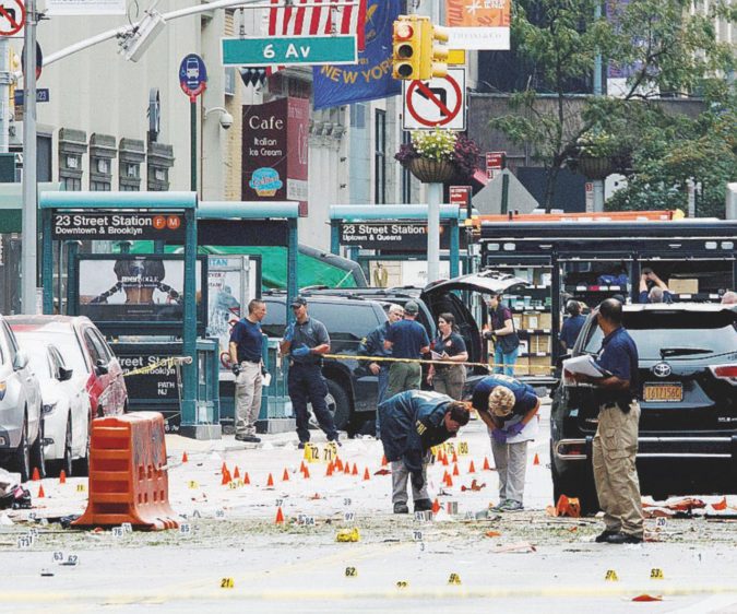 Expolsion Aftermath in New York