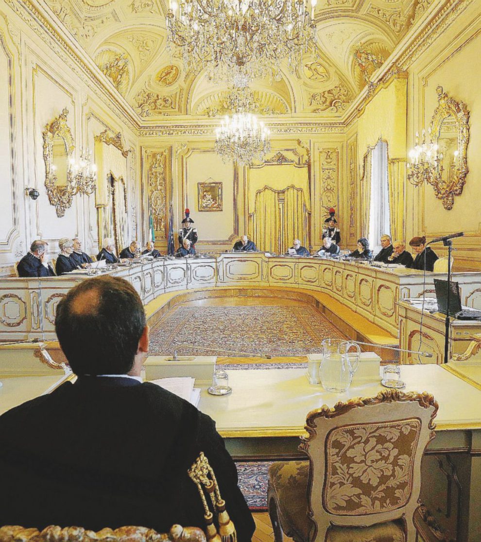 Il palazzo - L’aula della Corte costituzionale - Ansa