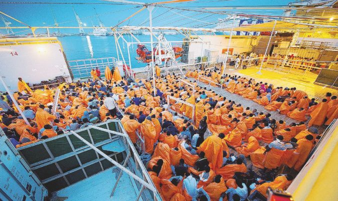 Sbarco di migranti in Sicilia
