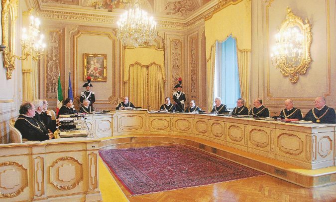 SEDUTA IN AULA DELLA CORTE
