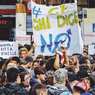 Da nord a sud - Proteste, ieri, in più di 50 città d’Italia, da Milano a Palermo - Ansa