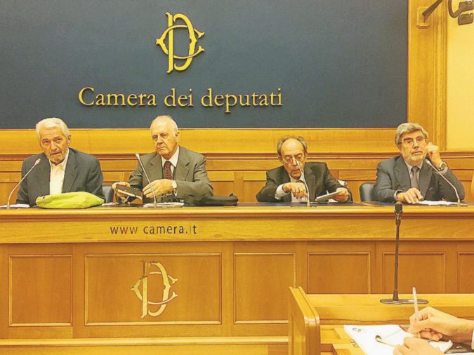 Il Comitato - La conferenza stampa, ieri, alla Camera dei deputati -