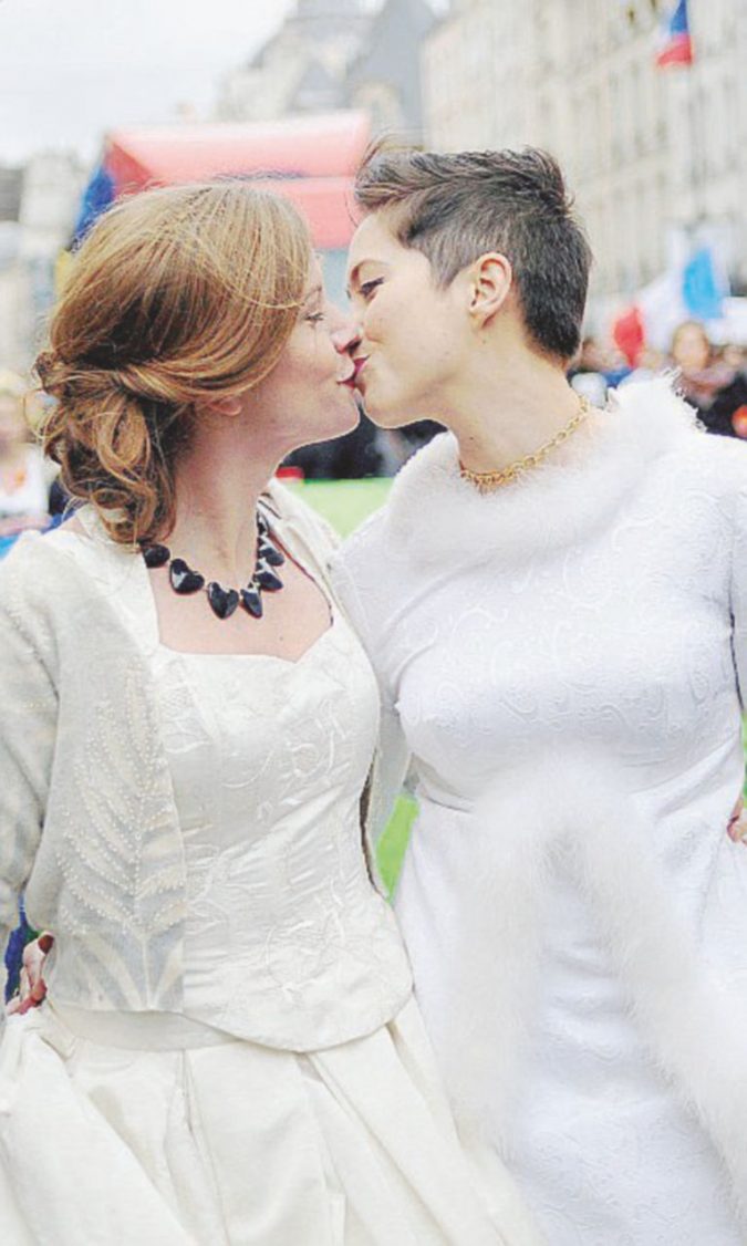 Demonstration to legalize gay marriage in Paris